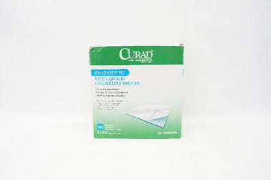 Medline NON25710 Curad Non-Adherent Pad 3 inch x 4 inch - Box of 84